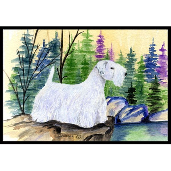 Beyondbasketball Sealyham Terrier Indoor Or Outdoor Doormat 24 x 36 in. BE751961